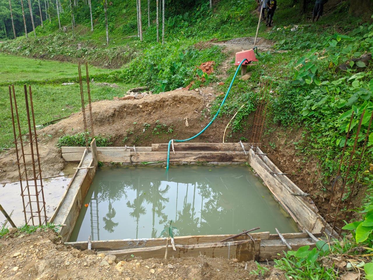 E:\Field visit photos\Chandapara\Spring chamber with trenches, Sengnak chimik, Chandapara, Dalu block, WGH👇🏼 2.jpeg
